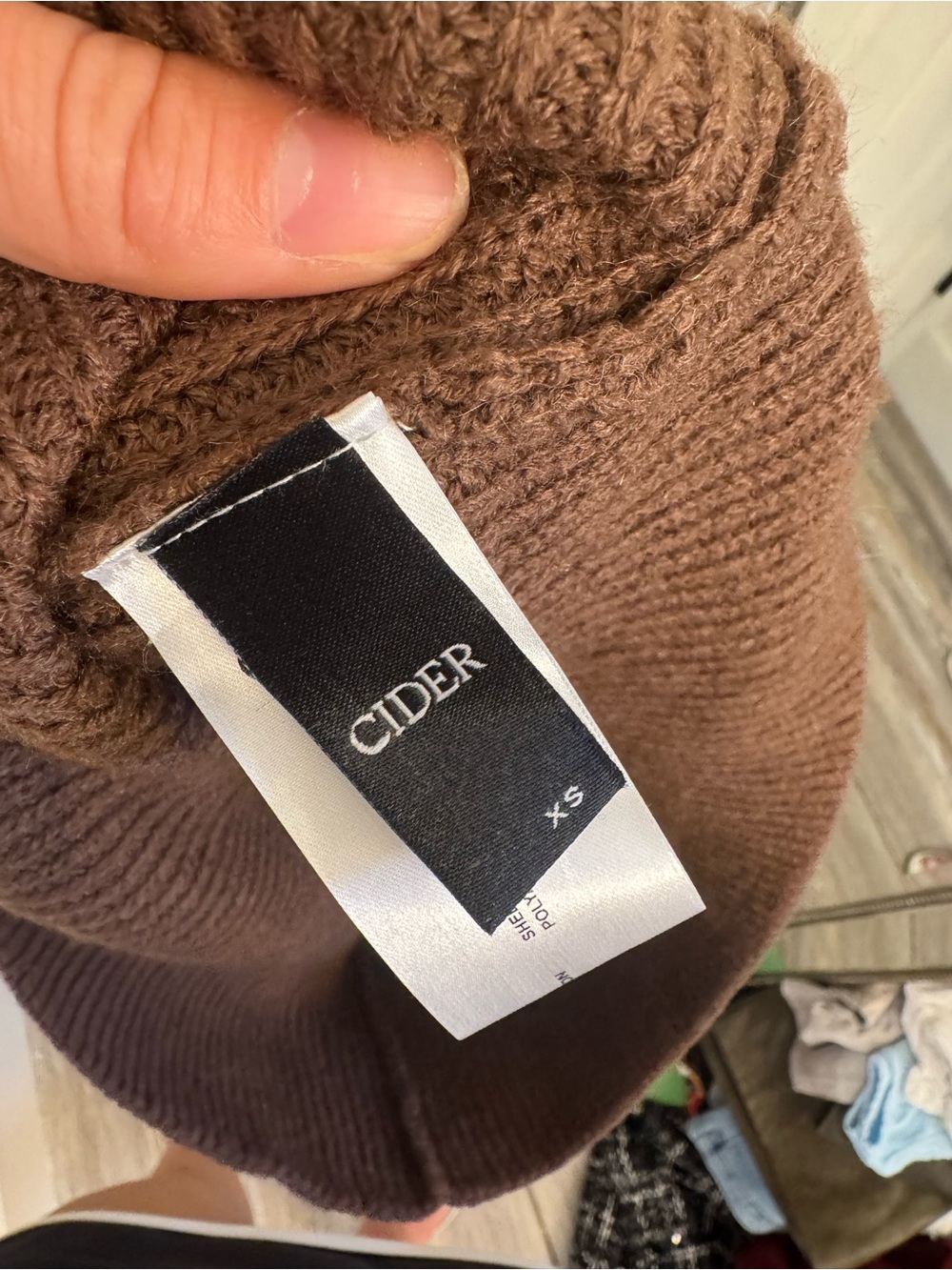 Cider Brown Knit Maxi Dress - Picture 4 of 4